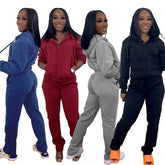 Women Sweatsuit Set 2 Piece Outfits Casual Hoodies Tops And Sweatpants Jogger Tracksuits