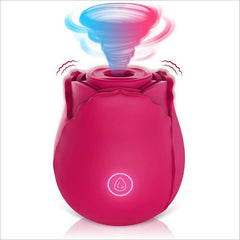 Rose Sucking Tongue Licking Vibrating Sex Toy