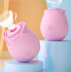 Rose Sucking Tongue Licking Vibrating Sex Toy
