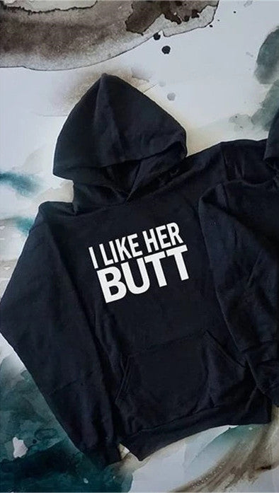 I LIKE HER BUTT I LIKE HIS BEARD Hoodie