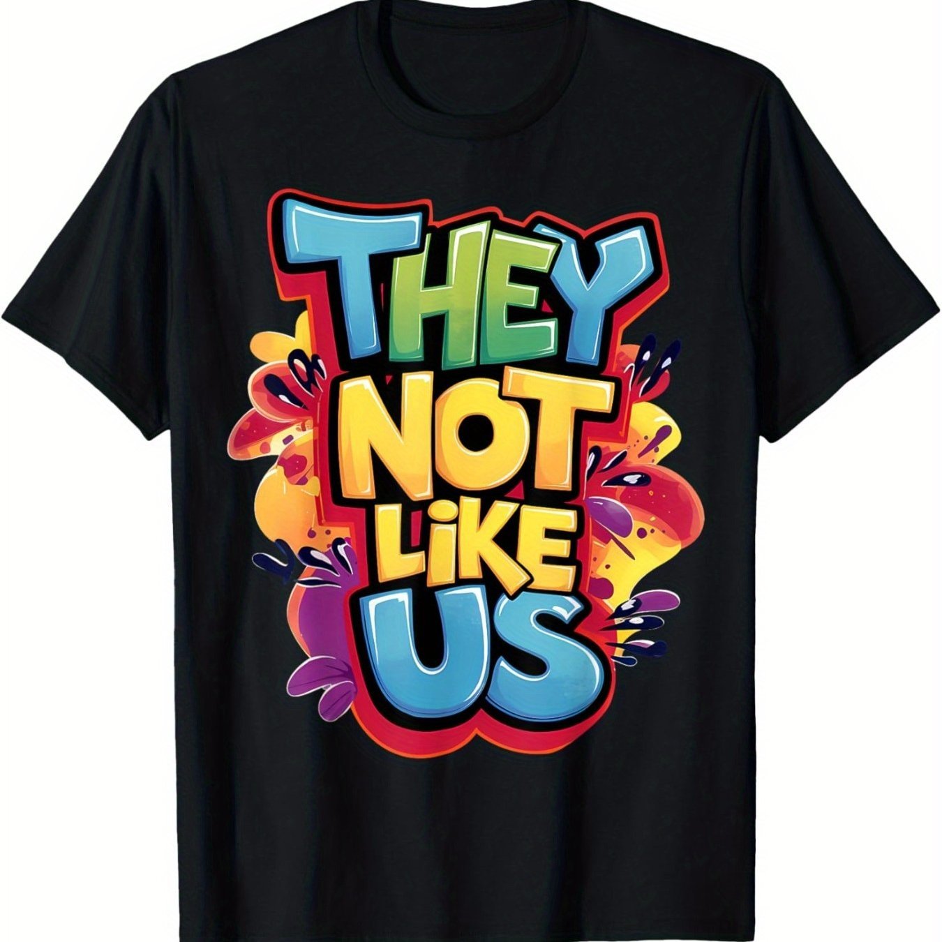 They Not Like Us T-shirts. Comfortable Short Sleeved Round Neck T-shirts