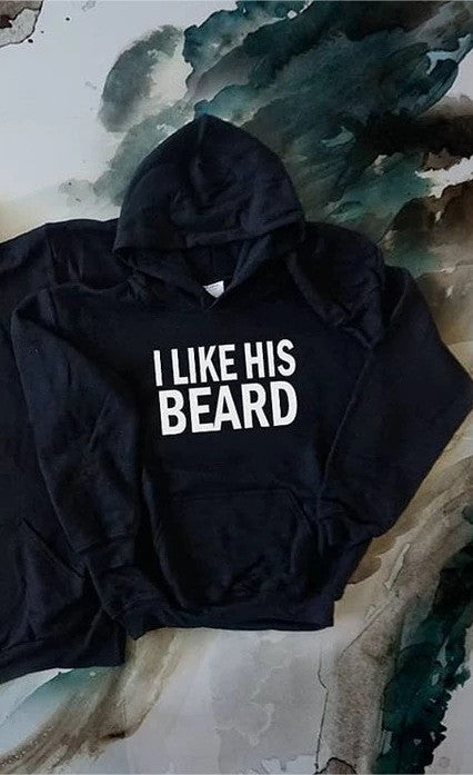 I LIKE HER BUTT I LIKE HIS BEARD Hoodie